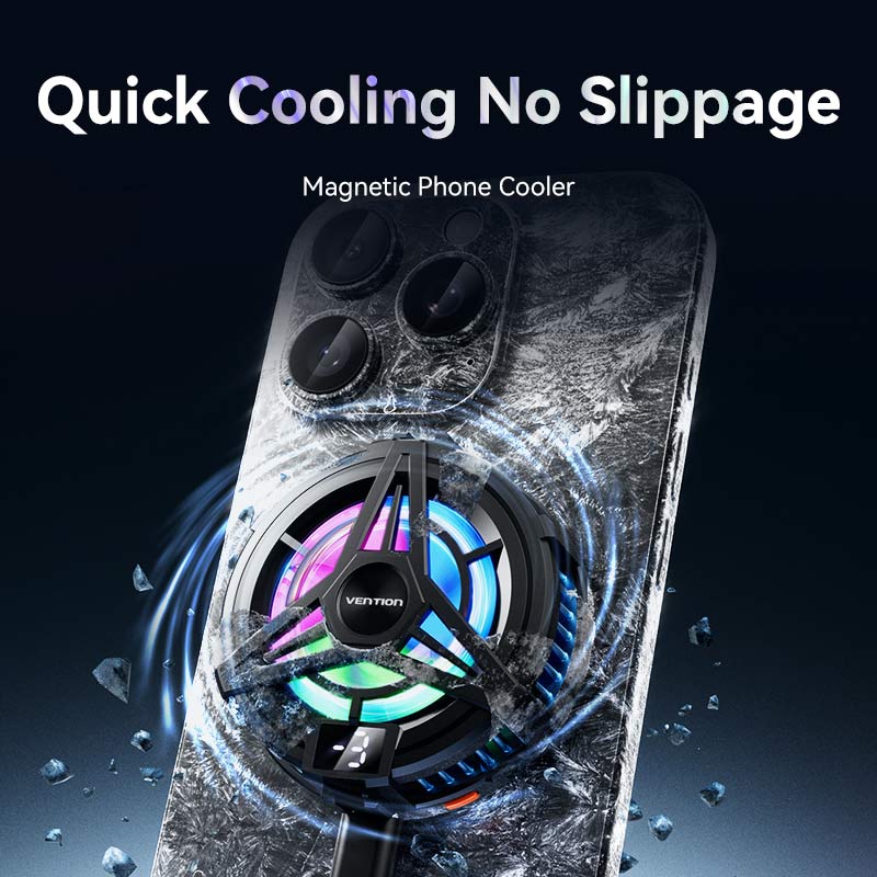 Buy VENTION KQKB0 Magnetic Phone Cooler with 3-Speed Adjustment for iPhone & Android Online in Pakistan - UGREEN PK