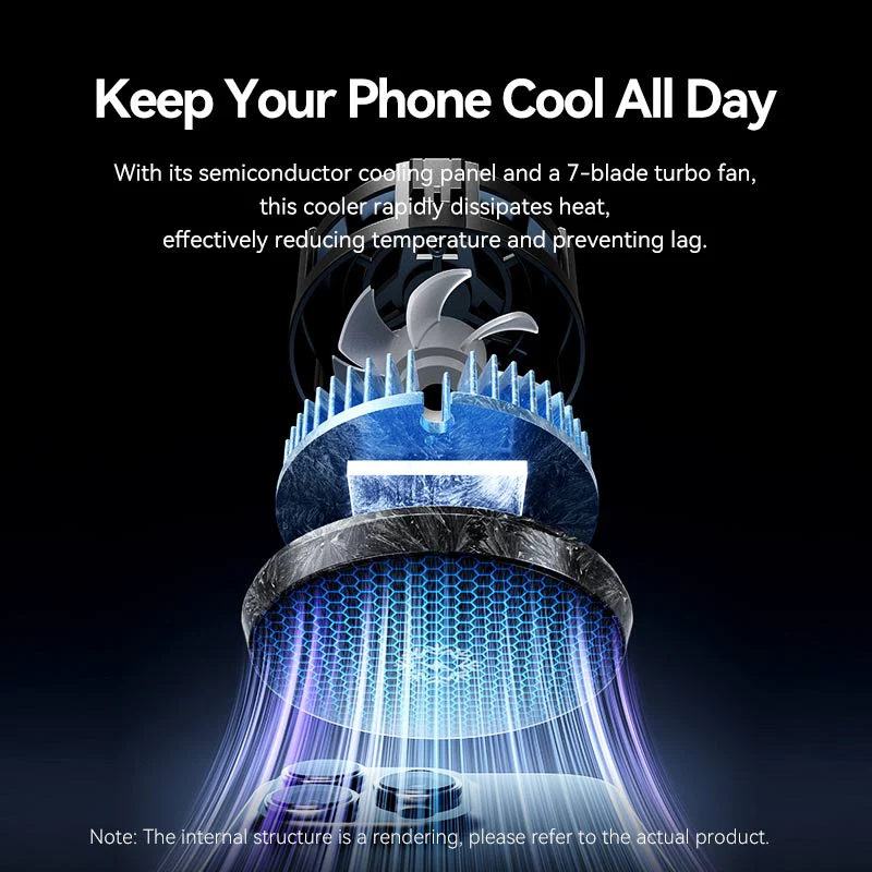 Buy VENTION KQKB0 Magnetic Phone Cooler with 3-Speed Adjustment for iPhone & Android Online in Pakistan - UGREEN PK