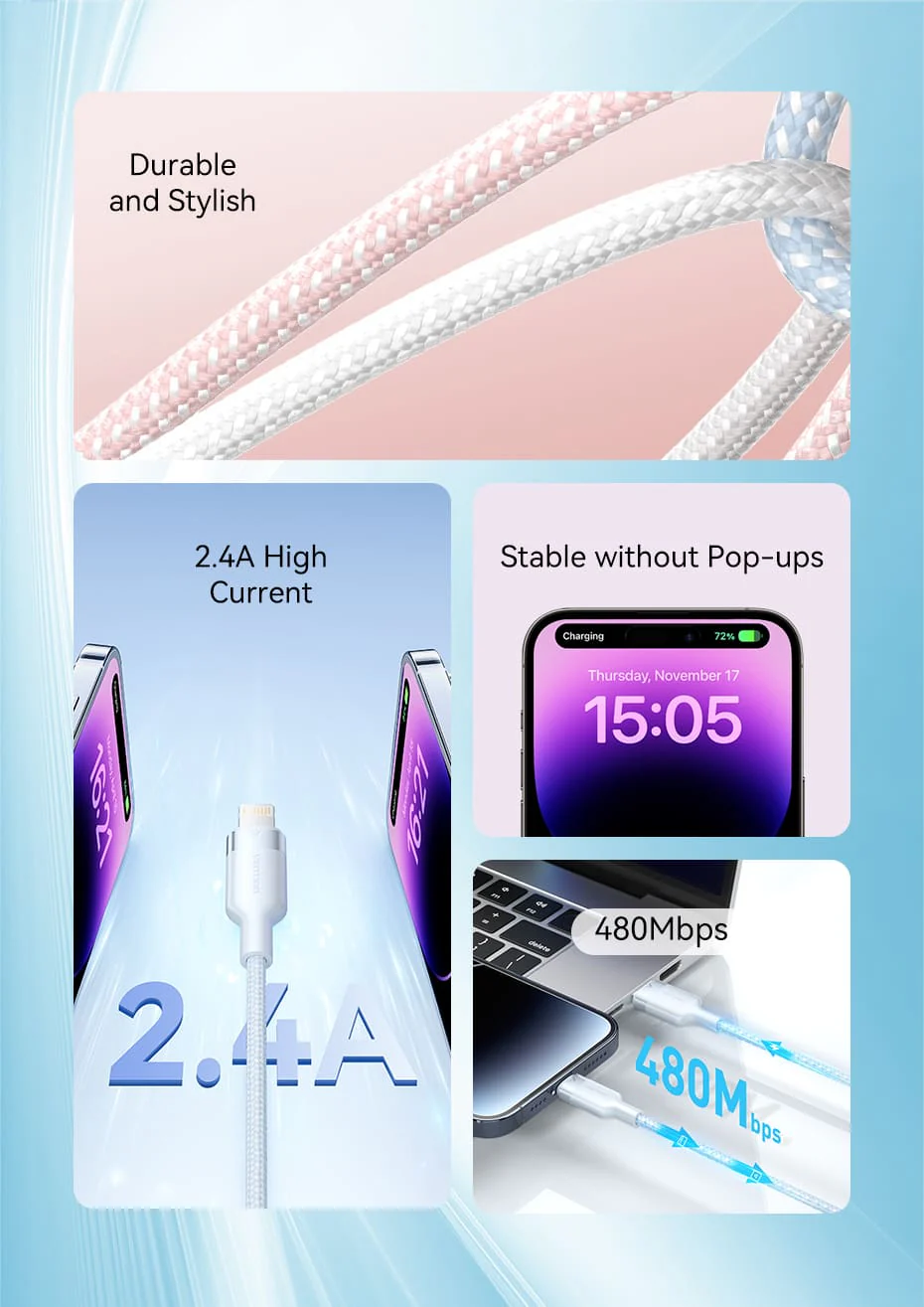 VENTION LANWF USB 2.0 Type-A Male to Lightning Male 2.4A Cable (1 Meter) White Buy VENTION LANWF USB 2.0 Type-A Male to Lightning Male 2.4A Cable (1 Meter) White Online in Pakistan - UGREEN PK