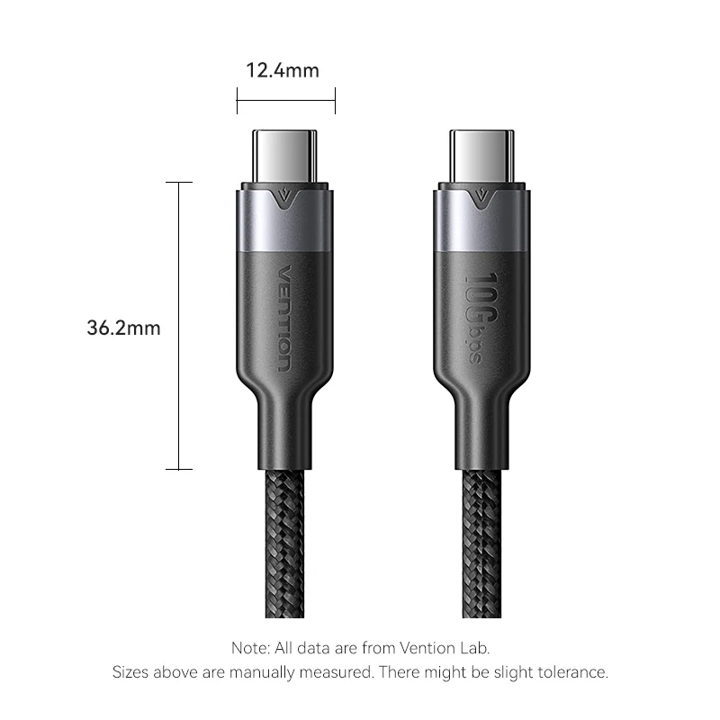 Buy VENTION USB 3.2 Gen2 Type-C to Type-C Cable 10Gbps, 5A, 4K@60Hz Online in Pakistan - UGREEN PK