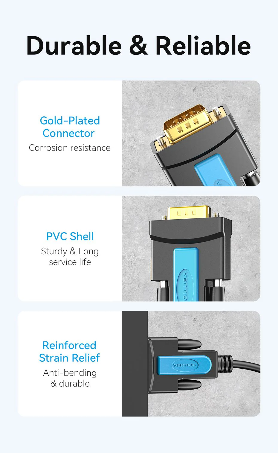 VENTION USB to Serial RS232 DB9 Adapter Cable (1.5 Meter) Gold Platted Connector Buy VENTION USB to Serial RS232 DB9 Adapter Cable (1.5 Meter) Gold Platted Connector Online in Pakistan - UGREEN PK