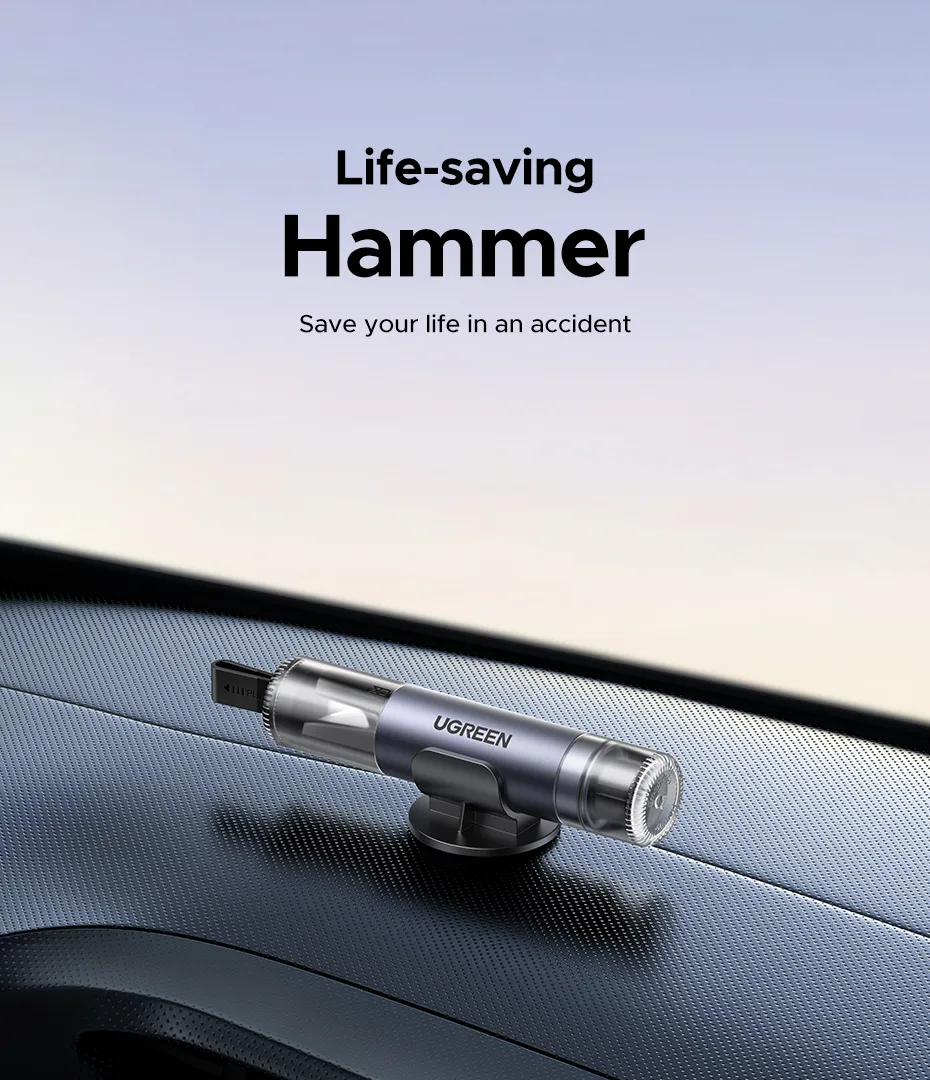 UGREEN 35347 Car Window Breaker & Seatbelt Cutter (Life-Saving Emergency Tool) Buy UGREEN 35347 Car Window Breaker & Seatbelt Cutter (Life-Saving Emergency Tool) Online in Pakistan - UGREEN PK
