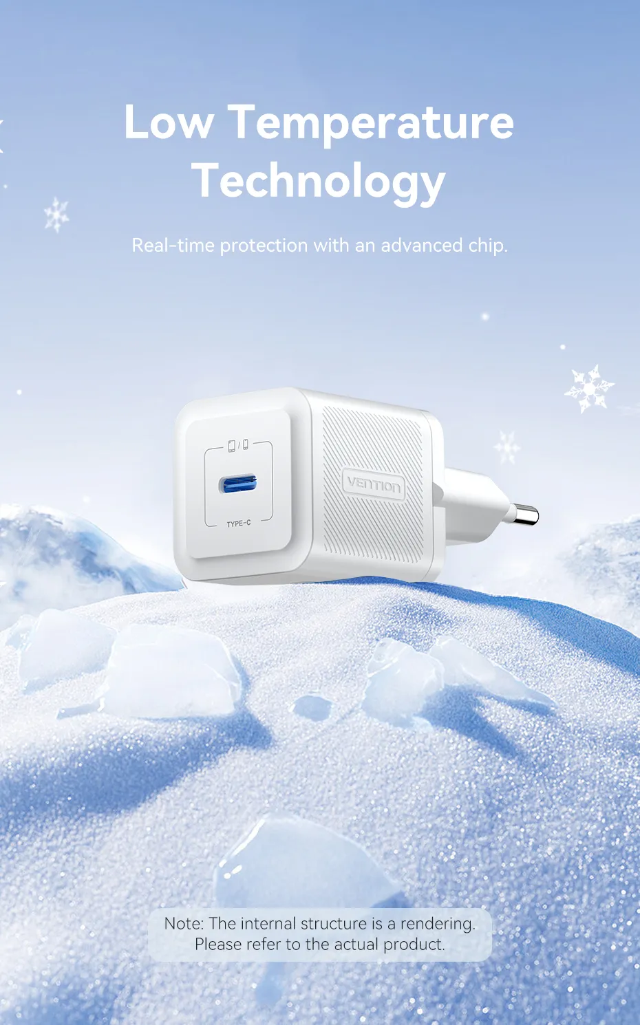 VENTION 20W GaN Fast Mini Charger (US/EU/UK Plug) PD3.0, QC3.0 USB-C Wall Charger for iPhone 16/15/14 Pro Max, Samsung S25/S24 Ultra Buy VENTION 20W GaN Fast Mini Charger (US/EU/UK Plug) PD3.0, QC3.0 USB-C Wall Charger for iPhone 16/15/14 Pro Max, Samsung S25/S24 Ultra Online in Pakistan - UGREEN PK
