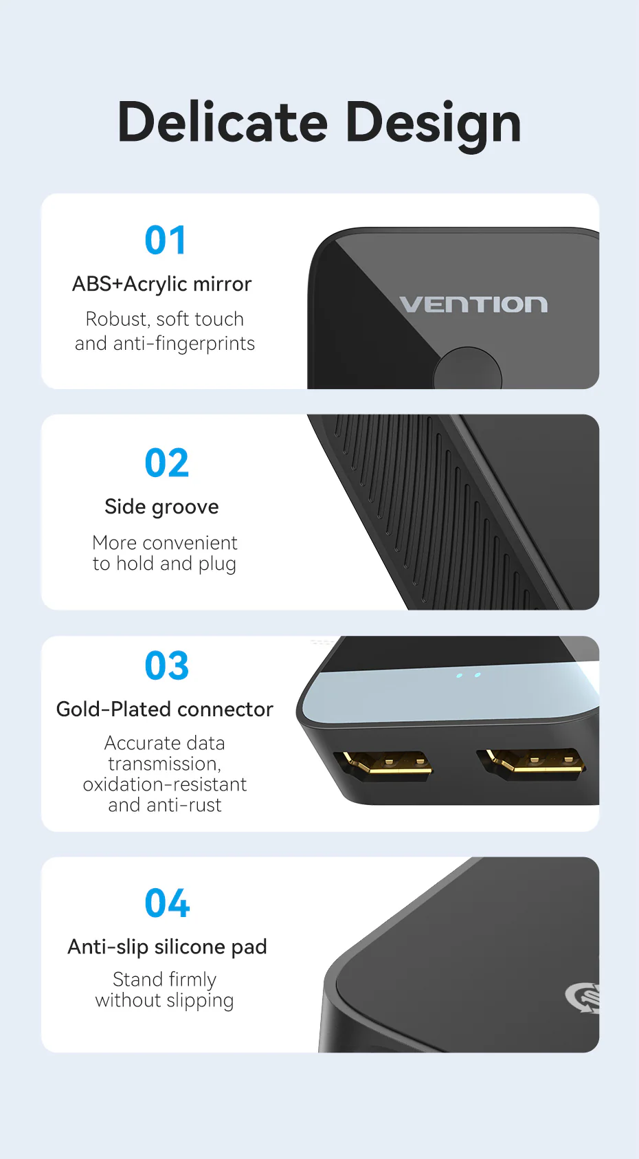 VENTION AKOB0 HDMI 2 In 1 Out 4K@60Hz Bi-Directional HDMI Switcher Buy VENTION AKOB0 HDMI 2 In 1 Out 4K@60Hz Bi-Directional HDMI Switcher Online in Pakistan - UGREEN PK
