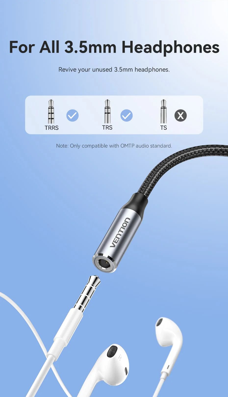 VENTION BMBHA Lightning to 3.5mm Audio Adapter (Gray) Cotton Braided, Aluminum Alloy Buy VENTION BMBHA Lightning to 3.5mm Audio Adapter (Gray) Cotton Braided, Aluminum Alloy Online in Pakistan - UGREEN PK
