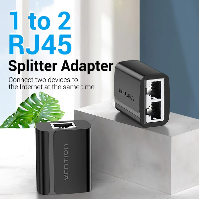 Buy VENTION IPTB0 RJ45 Splitter Adapter (2 Pack) Gold-Plated Connectors Online in Pakistan - UGREEN PK