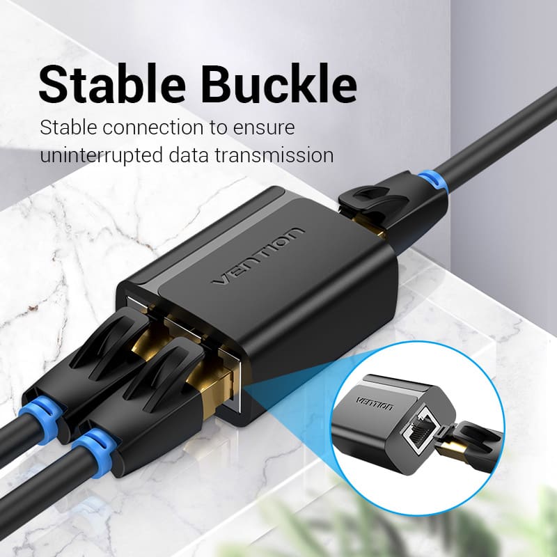 Buy VENTION IPTB0 RJ45 Splitter Adapter (2 Pack) Gold-Plated Connectors Online in Pakistan - UGREEN PK