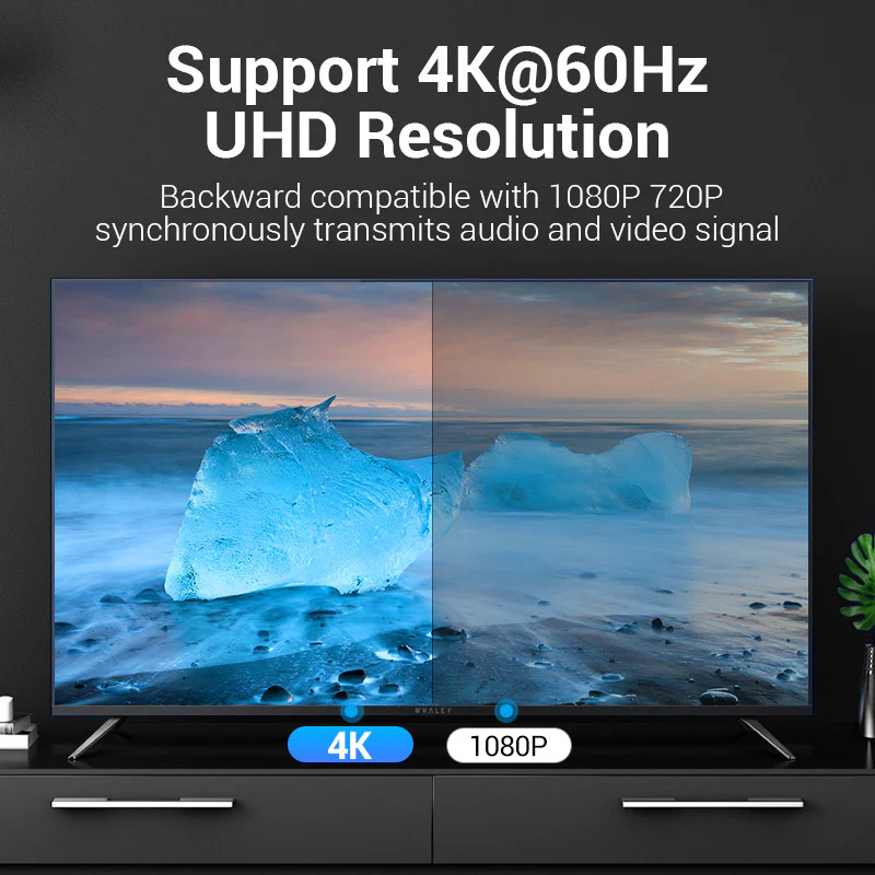 Buy VENTION TCCH0 USB-C to DisplayPort Adapter 4K@60Hz (Gray) Aluminum Alloy Online in Pakistan - UGREEN PK