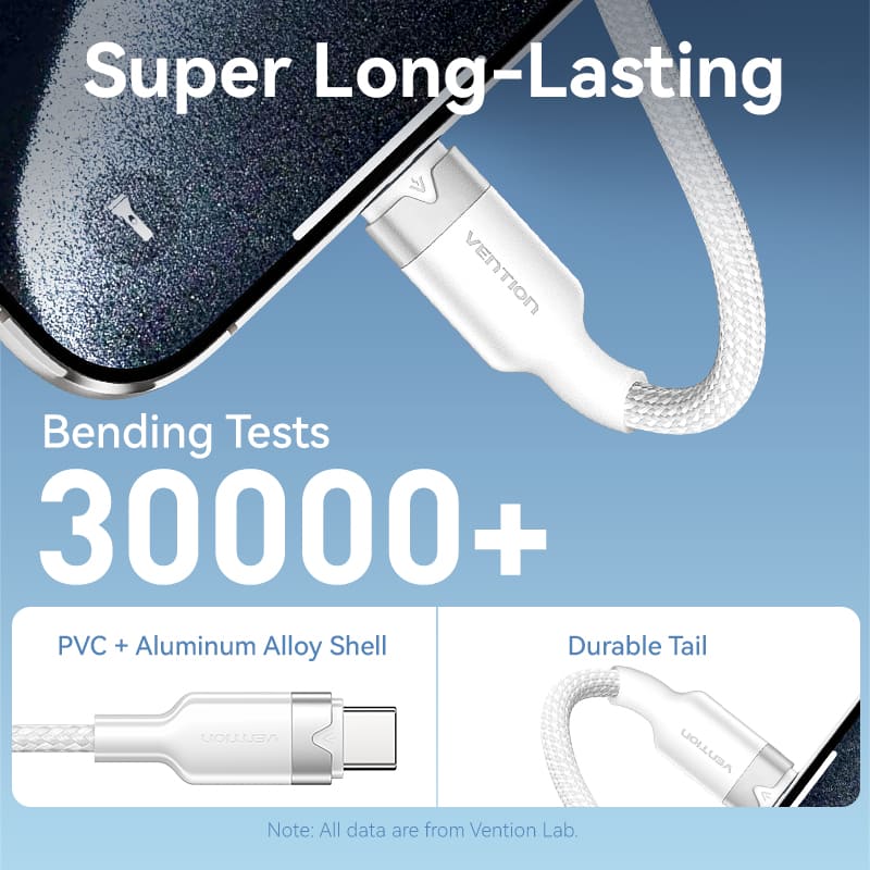 Buy VENTION USB 2.0 A to C Cable 100W PD 6A Fast Charging Cable for iPhone 16/15 Series Online in Pakistan - UGREEN PK