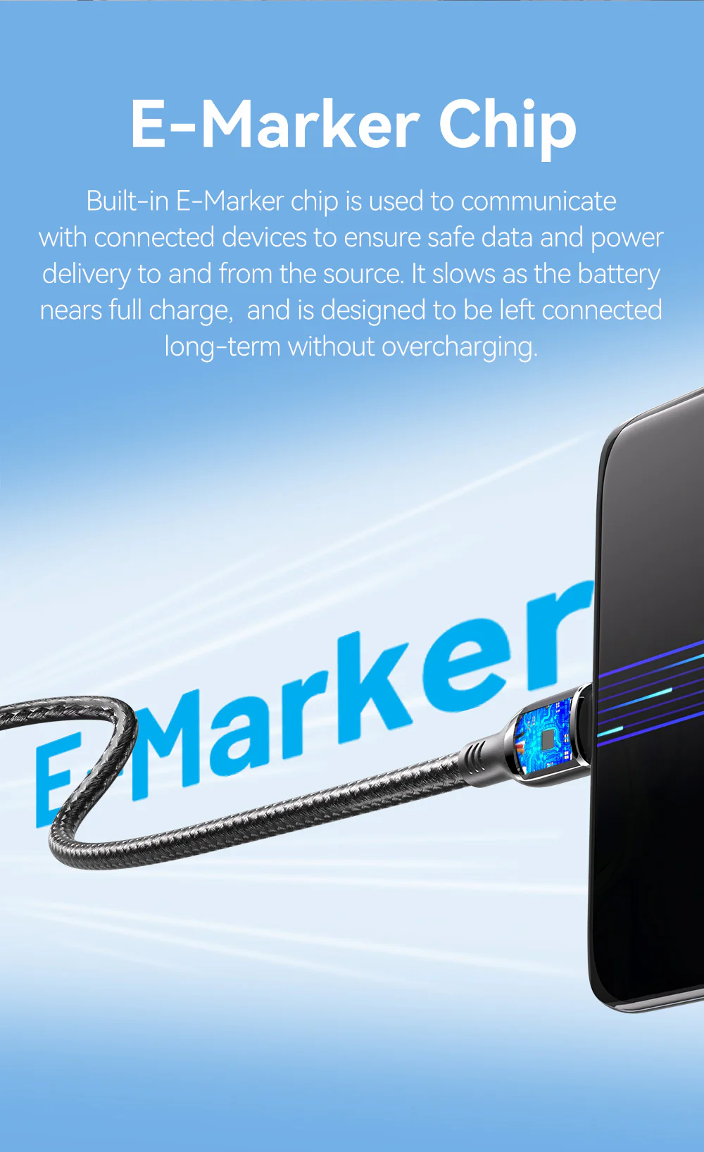 VENTION USB-C to USB-C Cable 100W 5A PD 3.0 Fast Charging Cable (E-Marker Chip) Nylon Braided for iPhone 16/15 Series Buy VENTION USB-C to USB-C Cable 100W 5A PD 3.0 Fast Charging Cable (E-Marker Chip) Nylon Braided for iPhone 16/15 Series Online in Pakistan - UGREEN PK