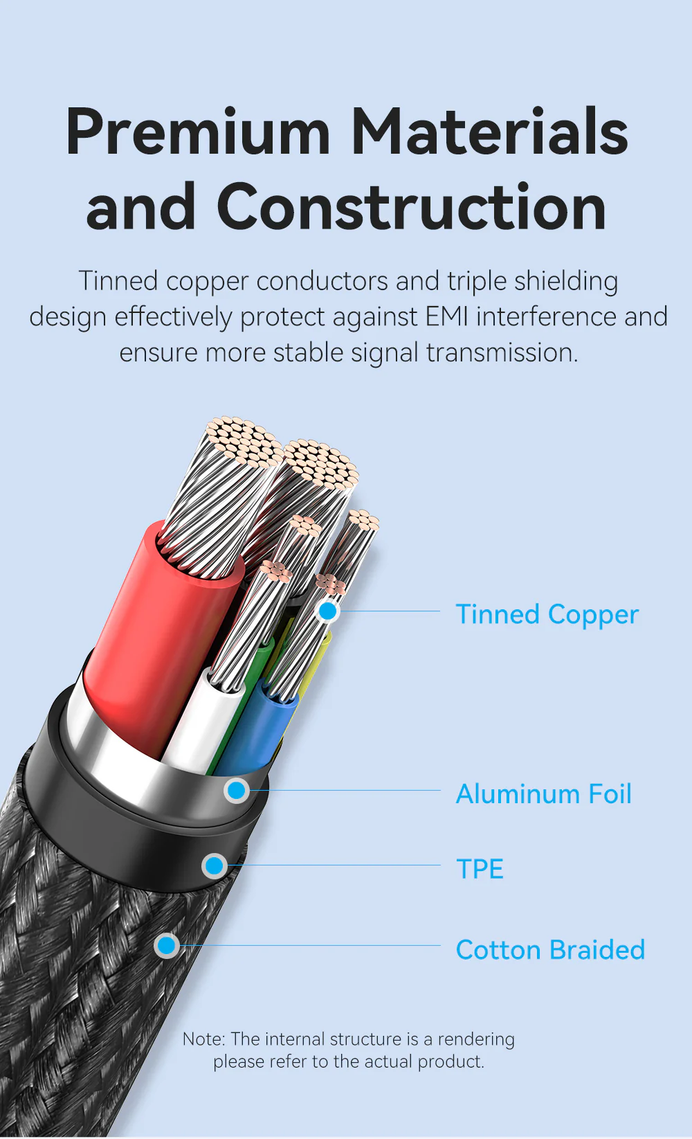 VENTION USB-C to USB-C Cable 100W 5A PD 3.0 Fast Charging Cable (E-Marker Chip) Nylon Braided for iPhone 16/15 Series Buy VENTION USB-C to USB-C Cable 100W 5A PD 3.0 Fast Charging Cable (E-Marker Chip) Nylon Braided for iPhone 16/15 Series Online in Pakistan - UGREEN PK