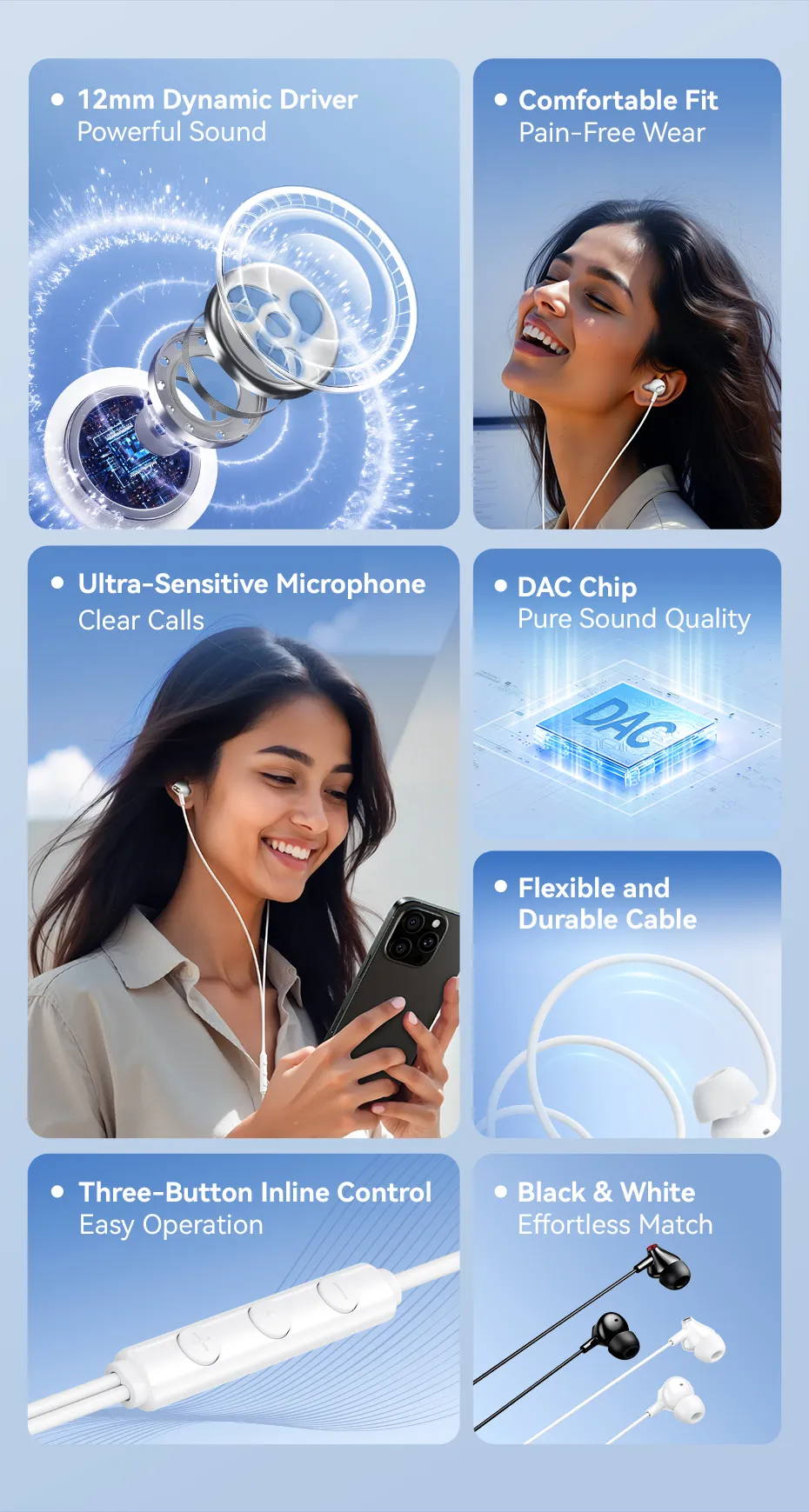 VENTION ECHO LITE USB-C Wired Earphones (In-Ear, with Mic) for iPhone 15/16 Series Buy VENTION ECHO LITE USB-C Wired Earphones (In-Ear, with Mic) for iPhone 15/16 Series Online in Pakistan - UGREEN PK