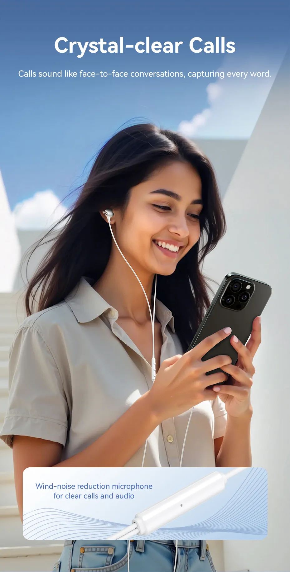 VENTION ECHO LITE USB-C Wired Earphones (In-Ear, with Mic) for iPhone 15/16 Series Buy VENTION ECHO LITE USB-C Wired Earphones (In-Ear, with Mic) for iPhone 15/16 Series Online in Pakistan - UGREEN PK