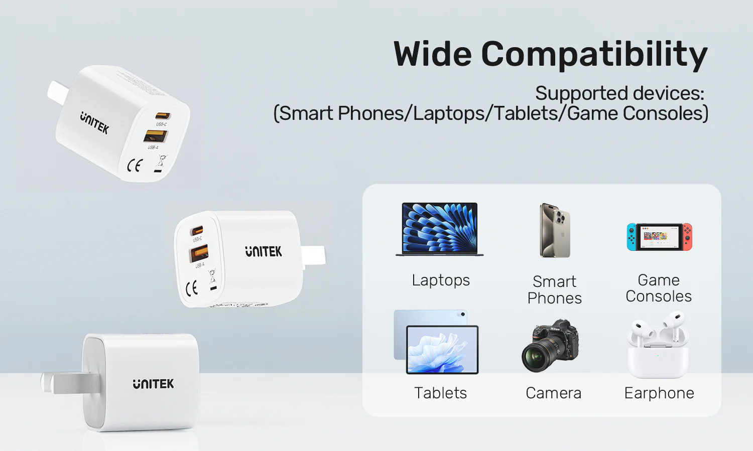 UNITEK 33W Dual Port Wall Charger PD & QC 3.0 Fast Charger for iPhone 16/15 Samsung Galaxy S25/S24 Buy UNITEK 33W Dual Port Wall Charger PD & QC 3.0 Fast Charger for iPhone 16/15 Samsung Galaxy S25/S24 Online in Pakistan - UGREEN PK
