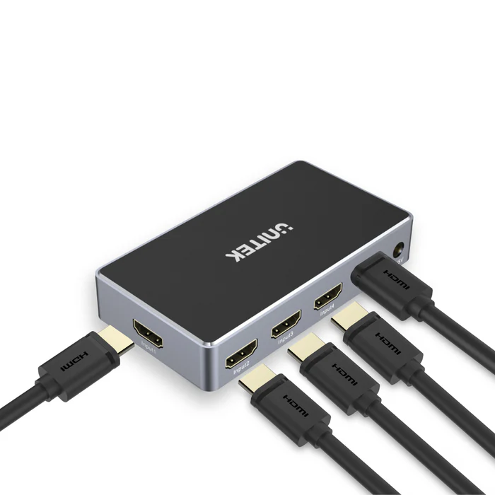 Buy UNITEK 4K HDMI Switch 5 In 1 Out with IR Remote, Supports 4K@30Hz, HDR, 3D, Dolby Online in Pakistan - UGREEN PK