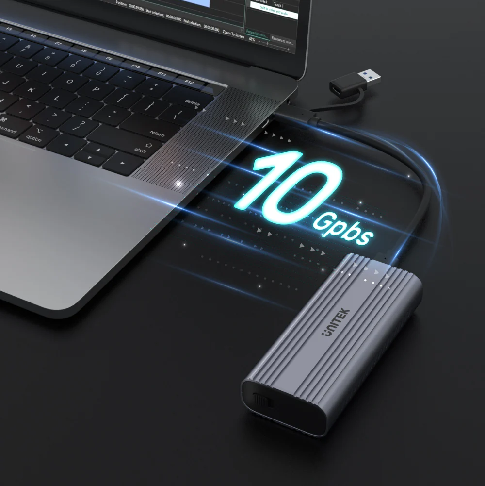 Buy UNITEK SolidForce Reefer USB 3.2 Gen2 USB-C to M.2 SSD Enclosure Online in Pakistan - UGREEN PK