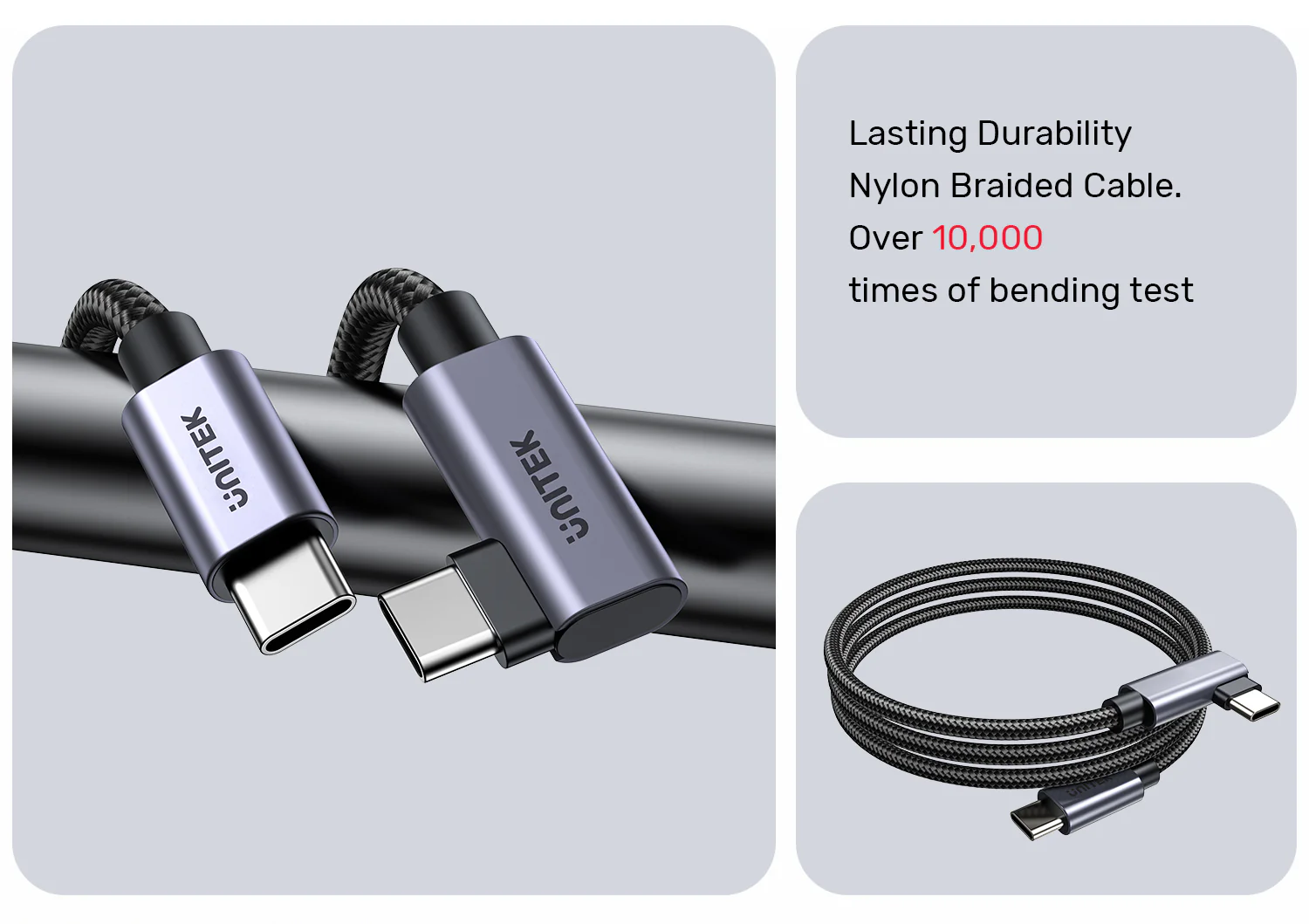 UNITEK 90 Degree USB-C to USB-C 100W Fast Charging Cable (0.5 Meter) Buy UNITEK 90 Degree USB-C to USB-C 100W Fast Charging Cable (0.5 Meter) Online in Pakistan - UGREEN PK