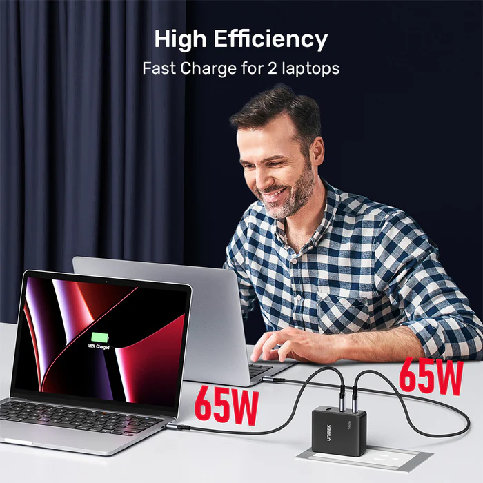 Buy UNITEK 140W PD 3.1 GaN Wall Charger with US/EU/UK Plug for iPhone 16/15 Samsung S25/24 Online in Pakistan - UGREEN PK