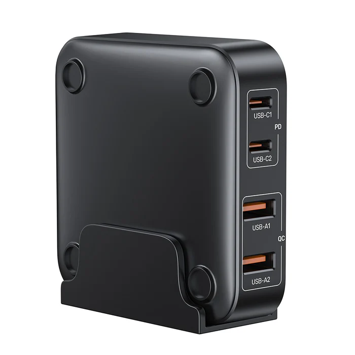 Buy UNITEK 100W Desktop GaN Charging Station 4-Port Fast Charger with Stand Online in Pakistan - UGREEN PK