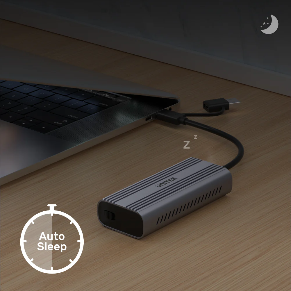 Buy UNITEK SolidForce Reefer USB 3.2 Gen2 USB-C to M.2 SSD Enclosure Online in Pakistan - UGREEN PK