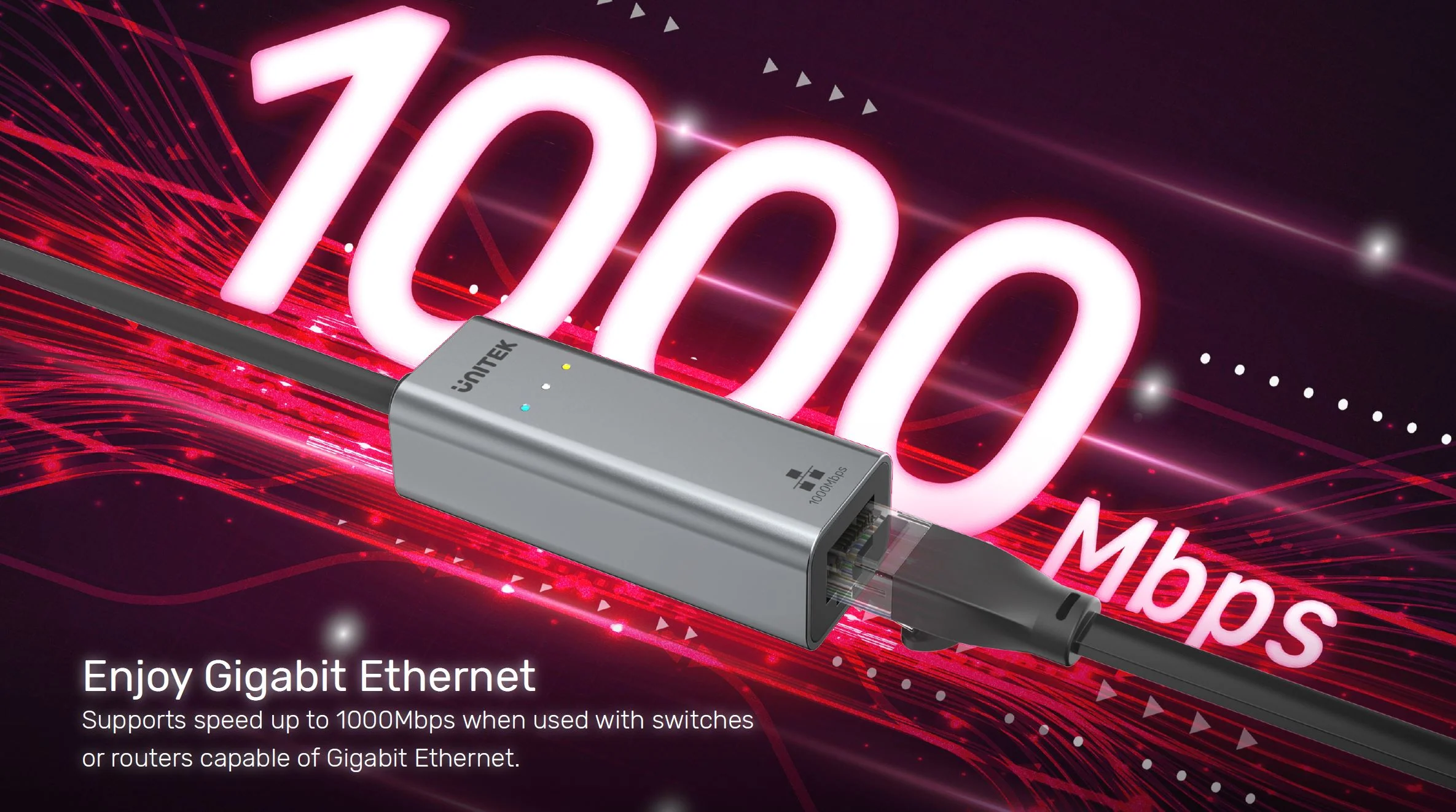 UNITEK USB-C to Gigabit Ethernet Adapter USB3.1 Gen1 1000Mbps RJ45 Network Dongle Compatible with MacBook Pro Buy UNITEK USB-C to Gigabit Ethernet Adapter USB3.1 Gen1 1000Mbps RJ45 Network Dongle Compatible with MacBook Pro Online in Pakistan - UGREEN PK