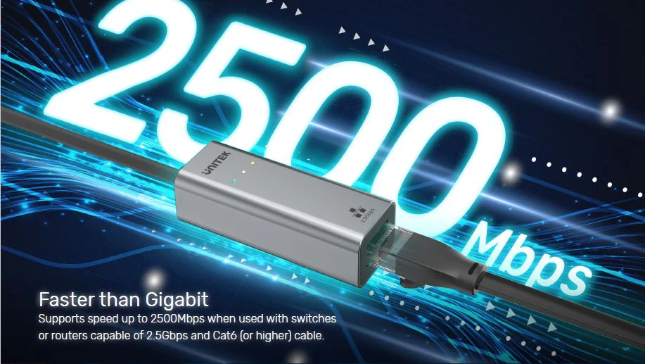UNITEK Hybrid USB-C & USB-A to 2.5G Gigabit Ethernet Adapter 2500Mbps Wired Network Dongle Buy UNITEK Hybrid USB-C & USB-A to 2.5G Gigabit Ethernet Adapter 2500Mbps Wired Network Dongle Online in Pakistan - UGREEN PK