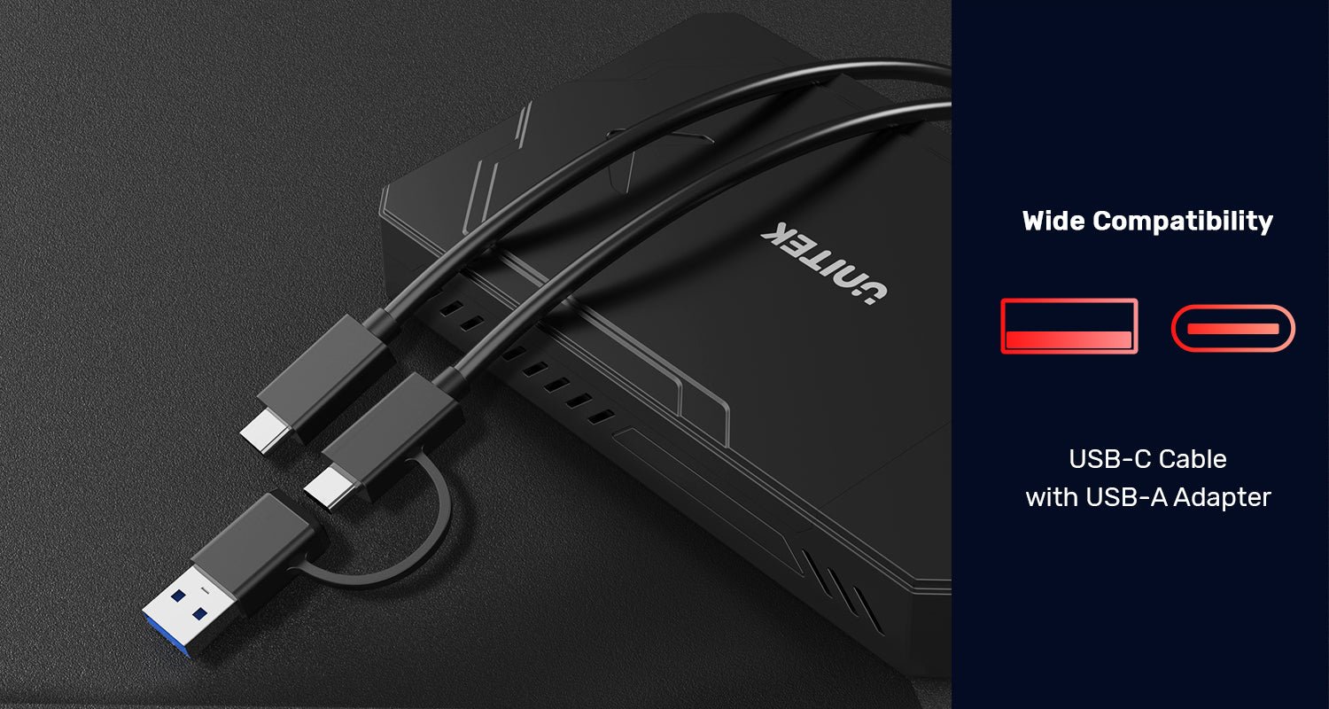 UNITEK USB 3.2 Gen2 M.2 NVMe & SATA SSD Enclosure Supports PCIe NVMe 2242/2260/2280 & 2.5 Buy UNITEK USB 3.2 Gen2 M.2 NVMe & SATA SSD Enclosure Supports PCIe NVMe 2242/2260/2280 & 2.5