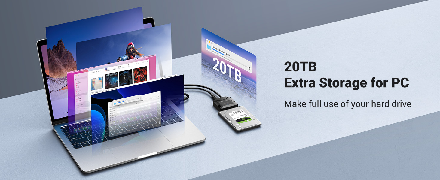 UGREEN 20231 SATA to USB 3.0 Adapter Cable 5Gbps UASP Buy UGREEN 20231 SATA to USB 3.0 Adapter Cable 5Gbps UASP Online in Pakistan - UGREEN PK