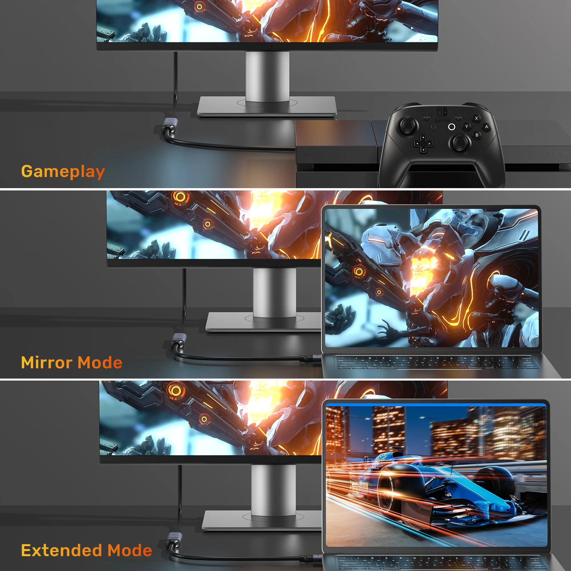 Buy UNITEK Ultra Stream 8K HDMI Extension Cable (1 Meter) 8K@60Hz, 4K@120Hz Online in Pakistan - UGREEN PK