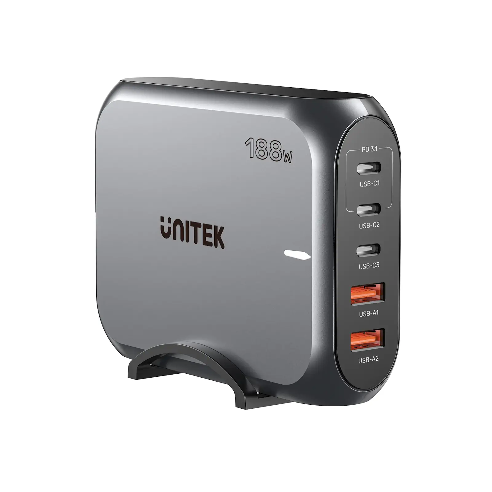 Buy UNITEK 188W PD3.1 Desktop GaN Charging Station 5-Port Laptop & Phone Charger Online in Pakistan - UGREEN PK