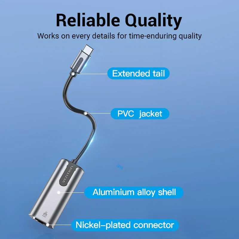 Buy VENTION CFNHB USB C 3.1 Gen1 to Gigabit Ethernet Adapter Online in Pakistan - UGREEN PK