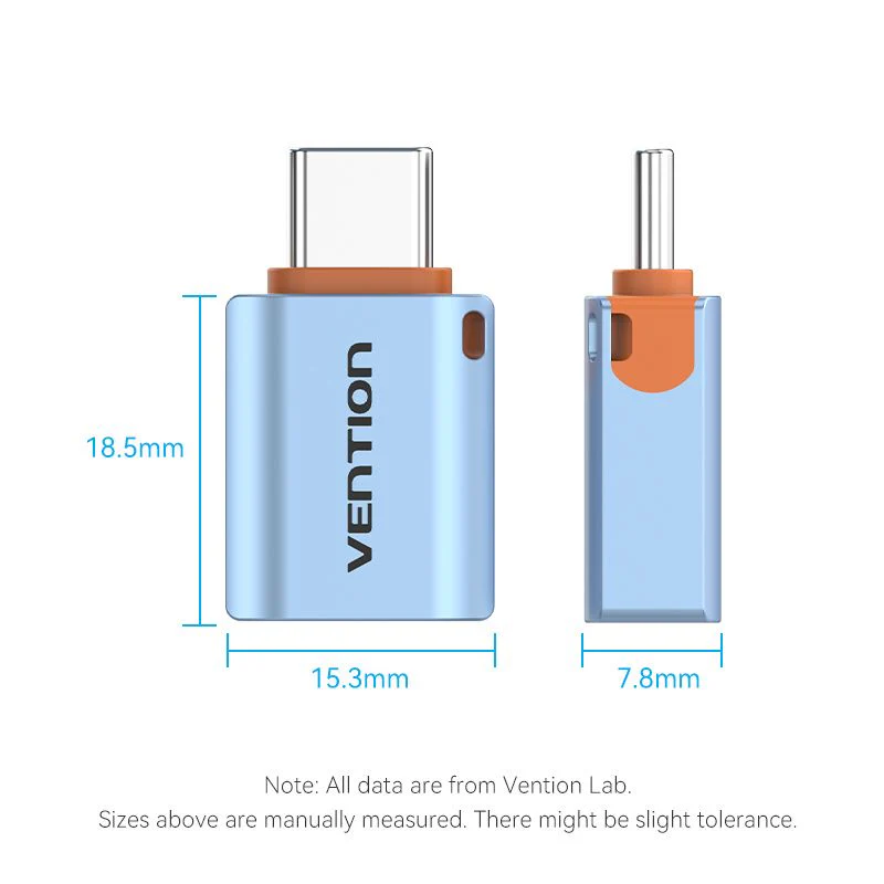 Buy VENTION CUBH0 USB C 3.1 Male to USB 3.0 Female OTG Adapter (10Gbps, Aluminum Alloy with Lanyard) Online in Pakistan - UGREEN PK