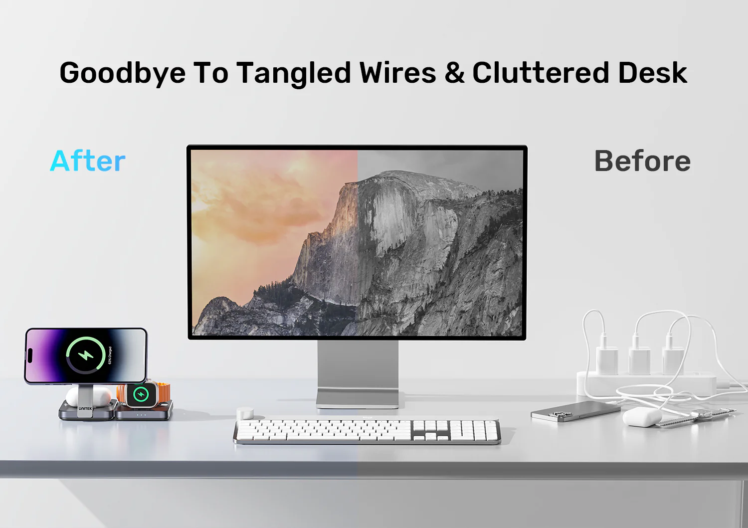 UNITEK Qi2 Foldable 3-in-1 Charging Station 15W MagSafe Wireless Charger Buy UNITEK Qi2 Foldable 3-in-1 Charging Station 15W MagSafe Wireless Charger Online in Pakistan - UGREEN PK