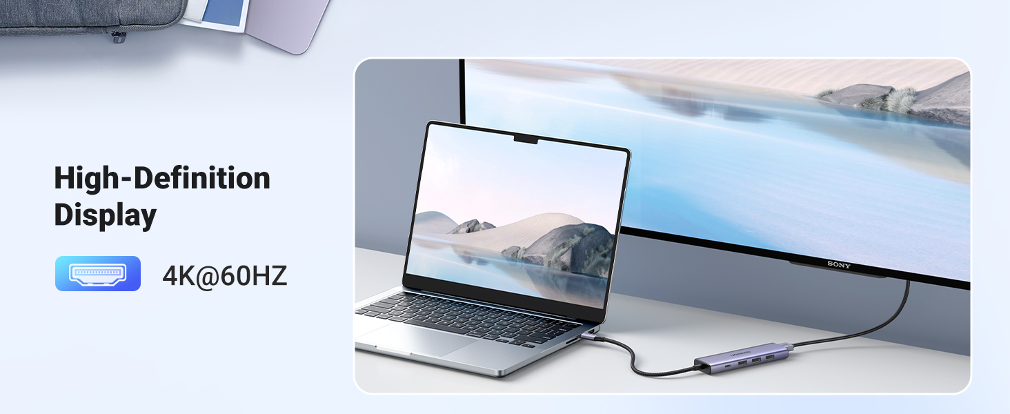 UGREEN 15597 5-in-1 USB C Hub with 4K@60Hz HDMI 100W PD Charging 3x USB 3.0 Ports Buy UGREEN 15597 5-in-1 USB C Hub with 4K@60Hz HDMI 100W PD Charging 3x USB 3.0 Ports Online in Pakistan - UGREEN PK