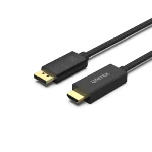 UNITEKย V1608Aย DisplayPort 1.2 to HDMI 4K Cable 1.8 Meter