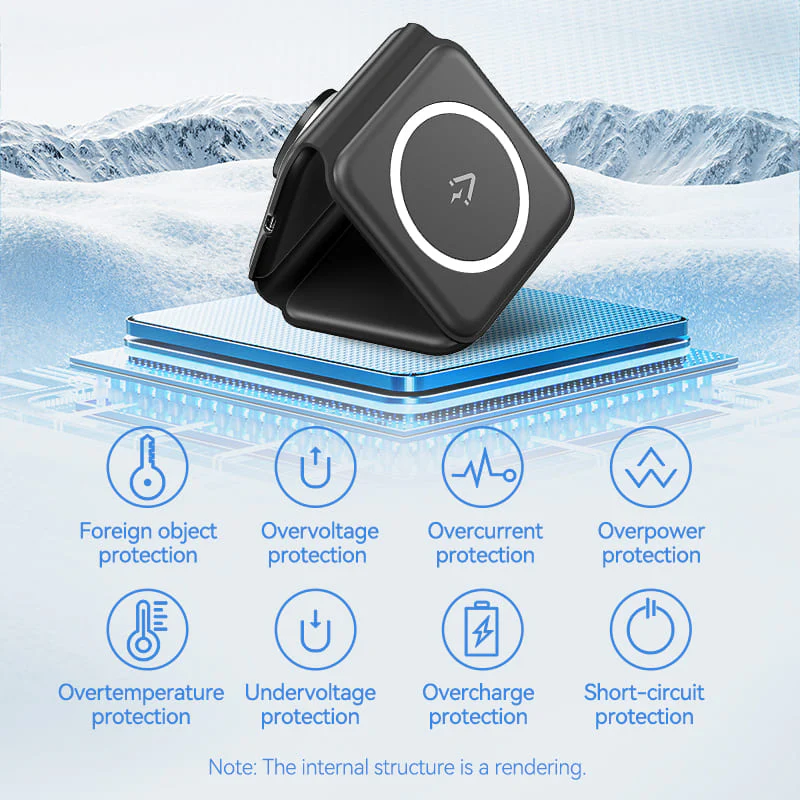 Buy VENTION 3-in-1 15W Wireless Charging Pad with MagSafe and LED Night Light Online in Pakistan - UGREEN PK
