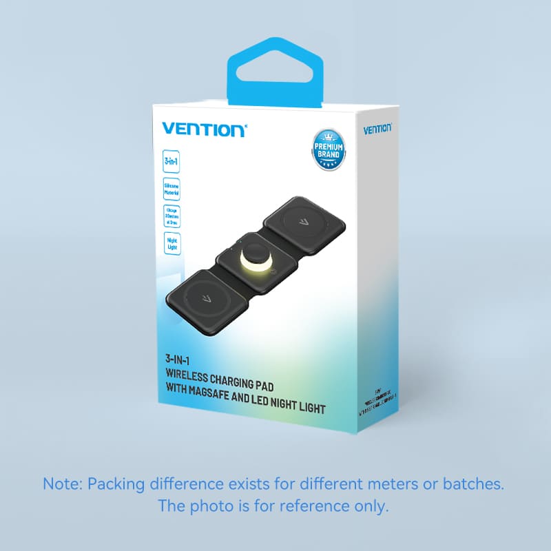 Buy VENTION 3-in-1 15W Wireless Charging Pad with MagSafe and LED Night Light Online in Pakistan - UGREEN PK