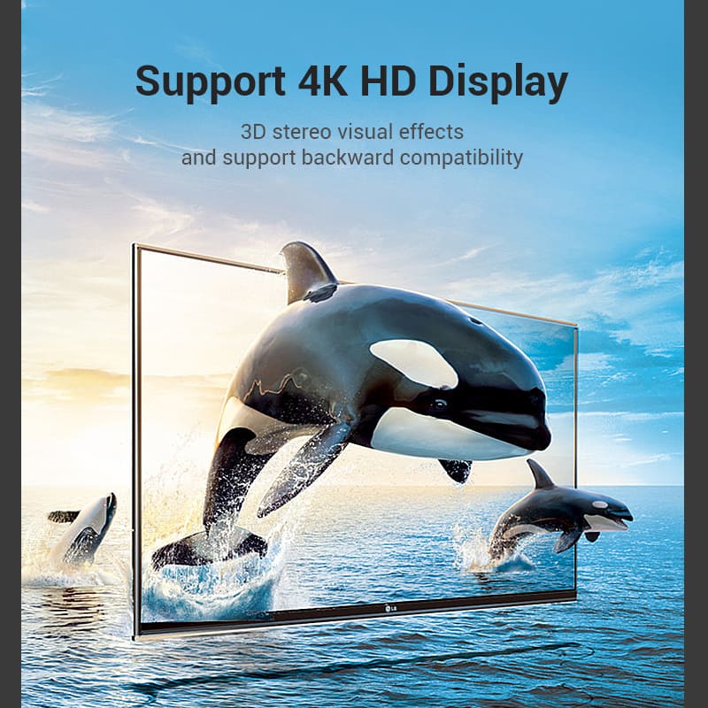 Buy VENTION 4K@60Hz HDMI 270 Degree Male to Female Adapter Black – Gold-Plated Connector Online in Pakistan - UGREEN PK