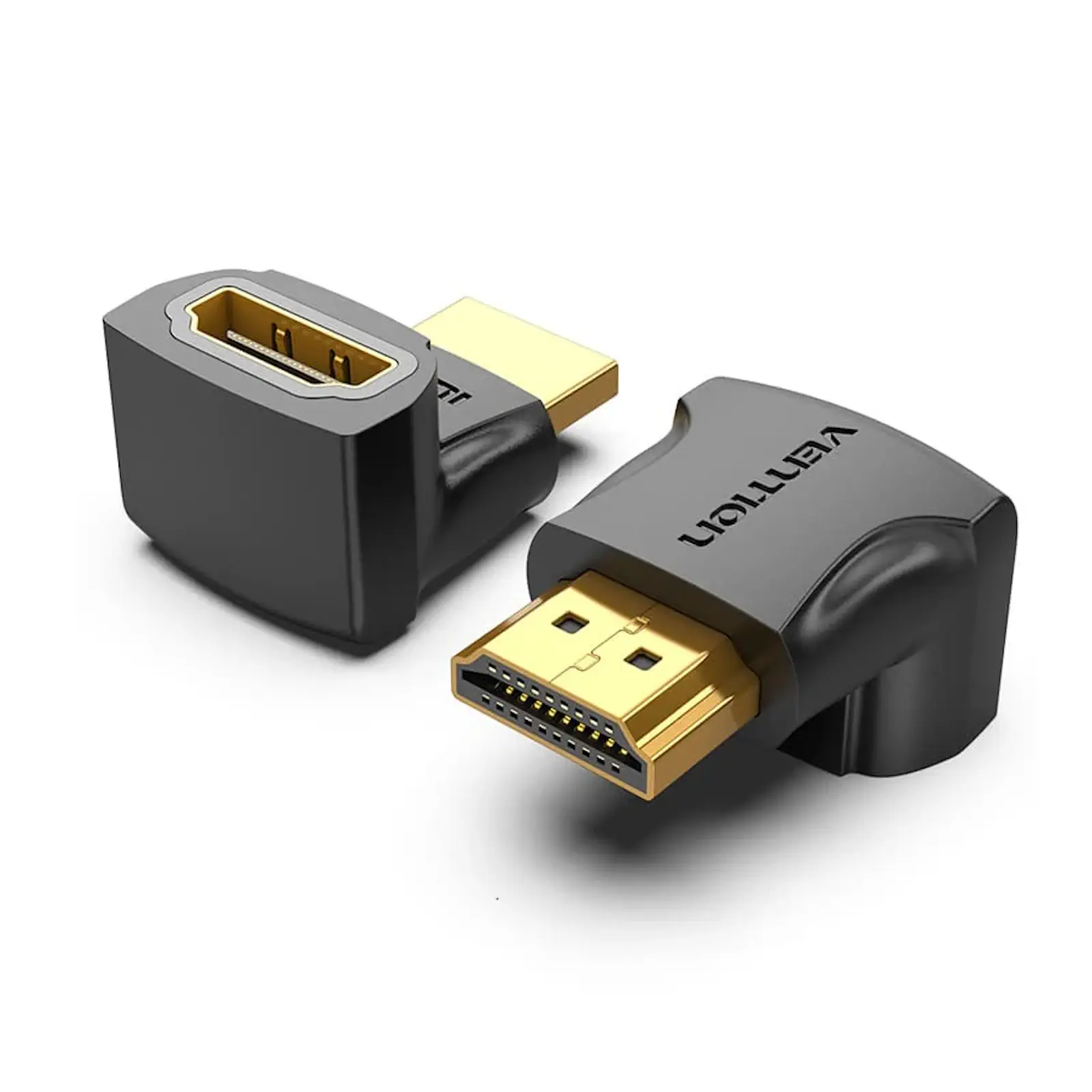 Buy VENTION 4K@60Hz HDMI 270 Degree Male to Female Adapter Black – Gold-Plated Connector Online in Pakistan - UGREEN PK