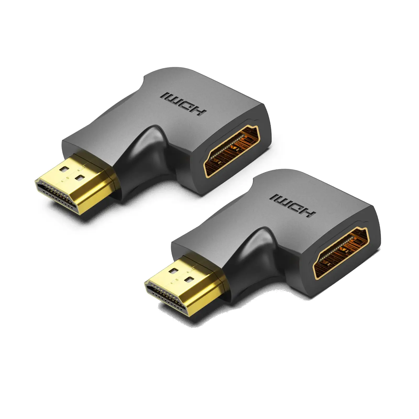VENTION 4K@60Hz HDMI 270 Degree Male to Female Verticle Flat Adapter