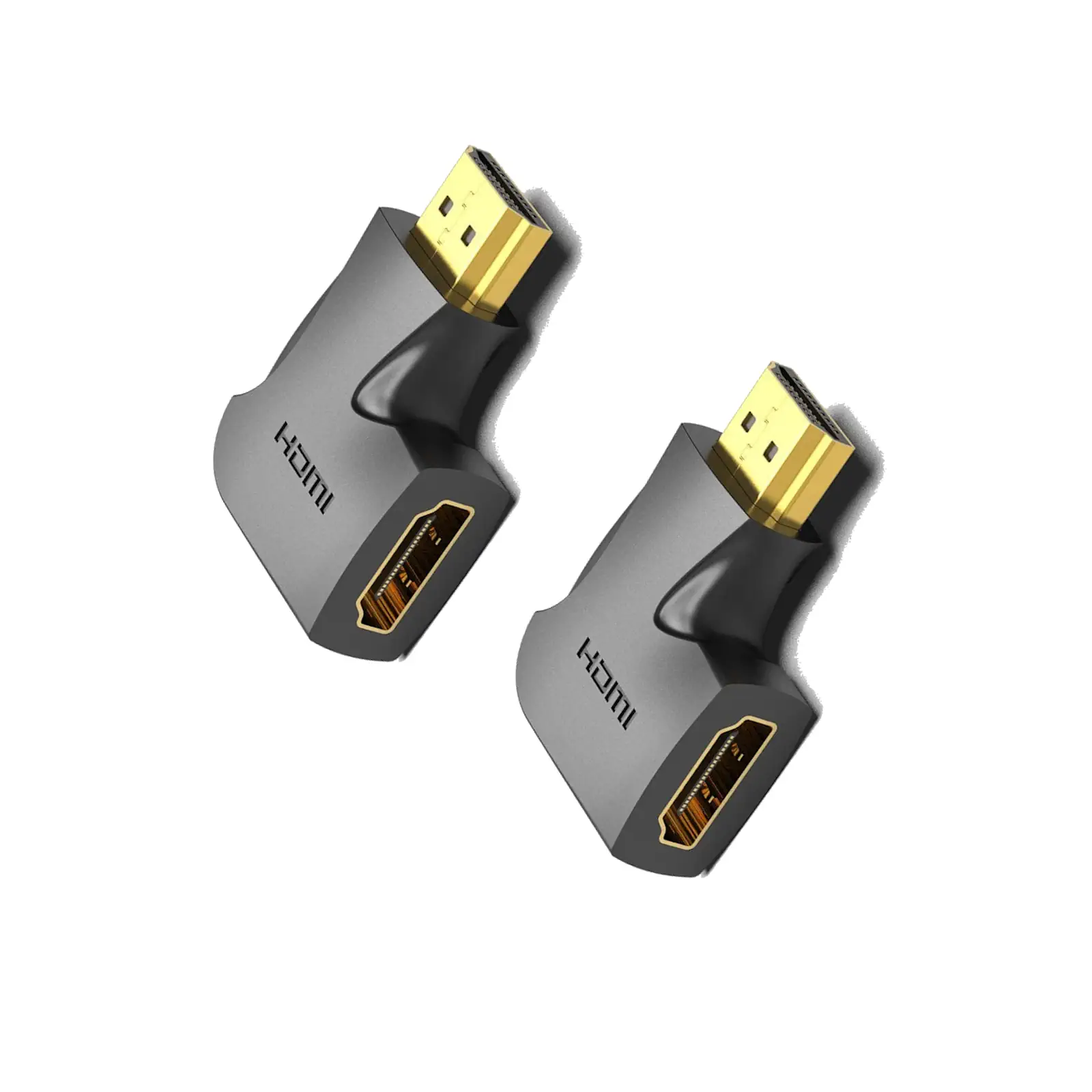 Buy VENTION 4K@60Hz HDMI 90 Degree Male to Female Verticle Flat Adapter Black – Gold-Plated Connector Online in Pakistan - UGREEN PK