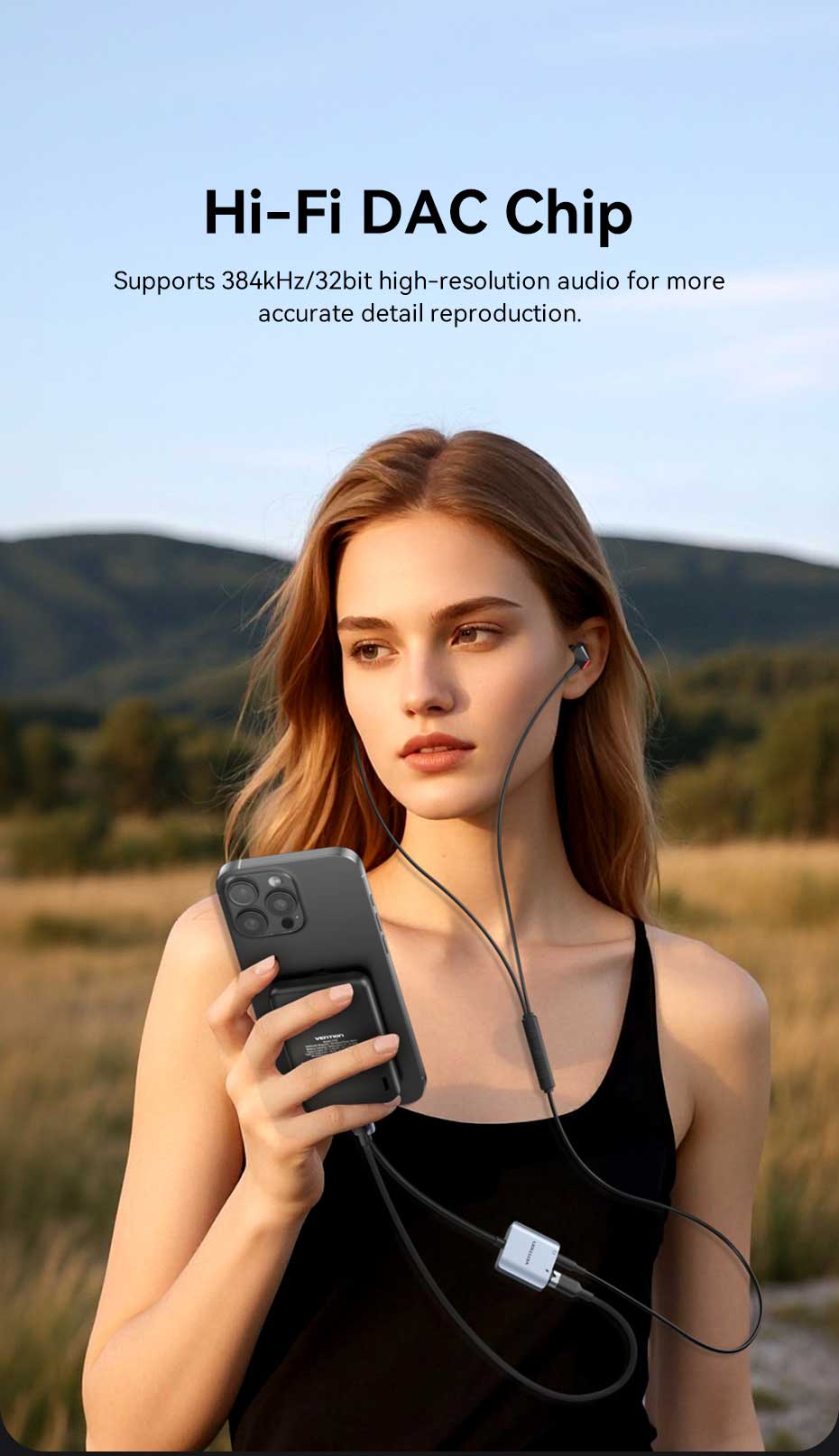 VENTION USB-C to Aux 3.5mm Hi-Fi Audio DAC Chip for PUBG Mobile / Free Fire, 60W PD Charging for iPhone 16/15 Pro Max, Galaxy S25/24 Ultra Buy VENTION USB-C to Aux 3.5mm Hi-Fi Audio DAC Chip for PUBG Mobile / Free Fire, 60W PD Charging for iPhone 16/15 Pro Max, Galaxy S25/24 Ultra Online in Pakistan - UGREEN PK