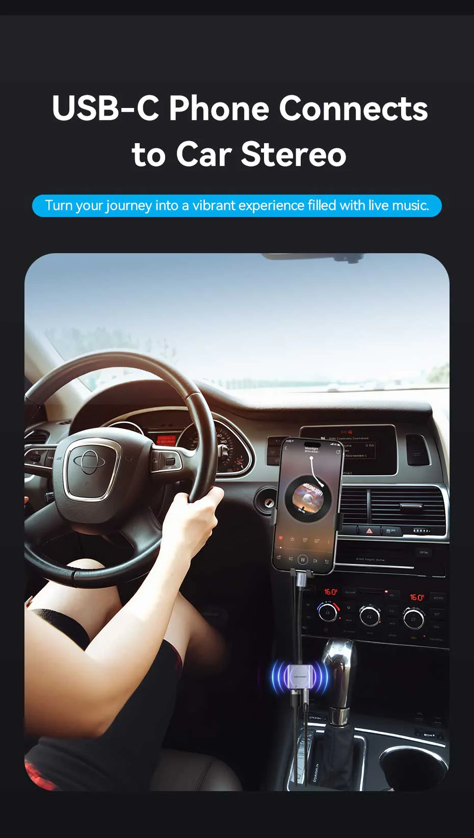 VENTION USB-C to Aux 3.5mm Hi-Fi Audio DAC Chip for PUBG Mobile / Free Fire, 60W PD Charging for iPhone 16/15 Pro Max, Galaxy S25/24 Ultra Buy VENTION USB-C to Aux 3.5mm Hi-Fi Audio DAC Chip for PUBG Mobile / Free Fire, 60W PD Charging for iPhone 16/15 Pro Max, Galaxy S25/24 Ultra Online in Pakistan - UGREEN PK