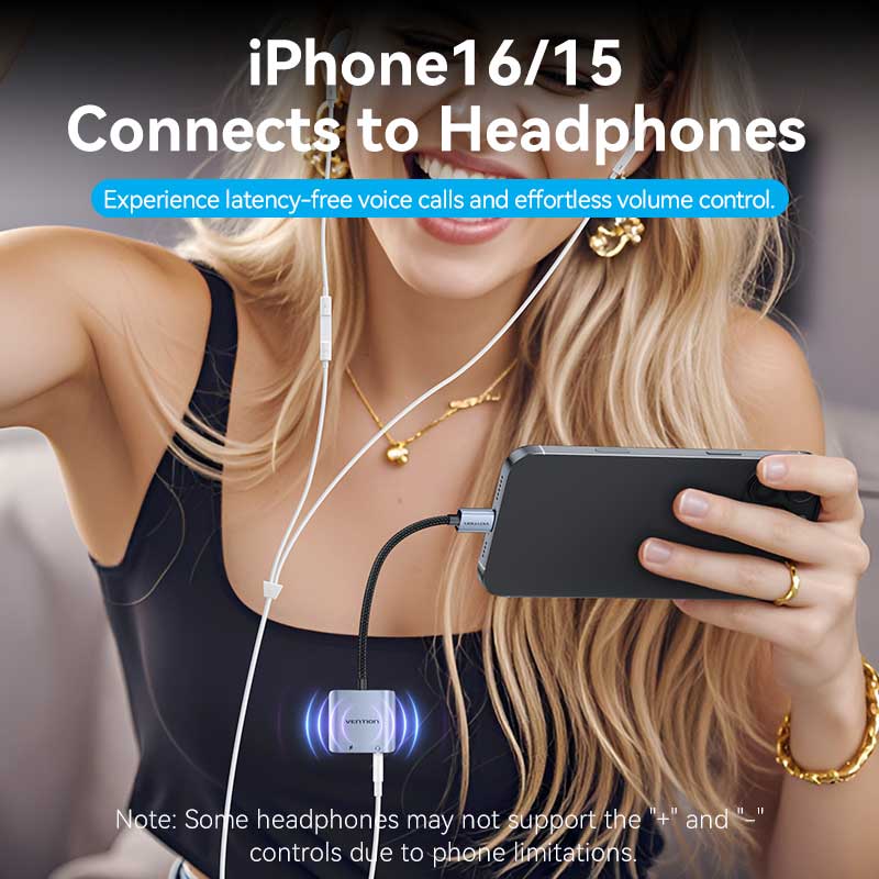 Buy VENTION USB-C to Aux 3.5mm Hi-Fi Audio DAC Chip for PUBG Mobile / Free Fire, 60W PD Charging for iPhone 16/15 Pro Max, Galaxy S25/24 Ultra Online in Pakistan - UGREEN PK