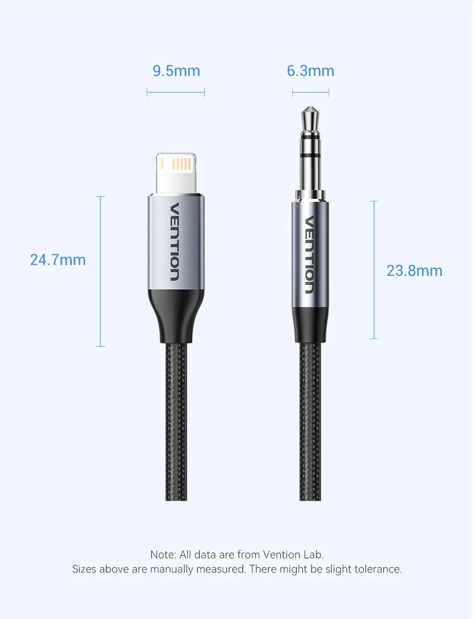 VENTION Lightning to 3.5mm Audio Cable MFi-Certified DAC Chip for iPhone 14/13/12/11/X/8/7 Buy VENTION Lightning to 3.5mm Audio Cable MFi-Certified DAC Chip for iPhone 14/13/12/11/X/8/7 Online in Pakistan - UGREEN PK