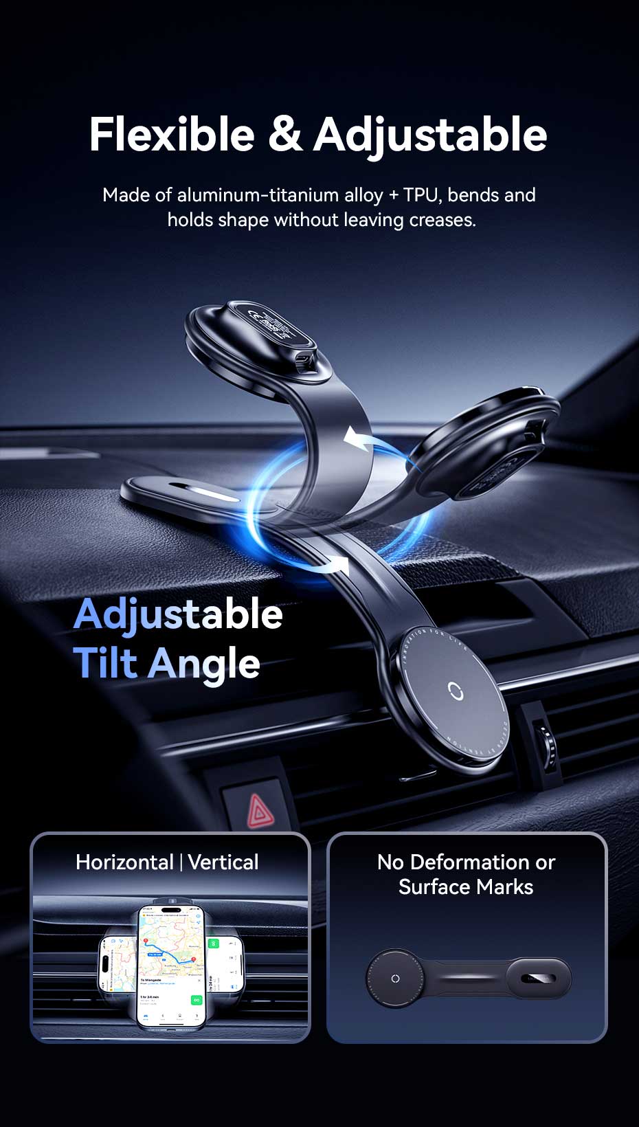 VENTION Wireless 15W Max Car Mount Charger Magnetic Phone Holder Buy VENTION Wireless 15W Max Car Mount Charger Magnetic Phone Holder Online in Pakistan - UGREEN PK