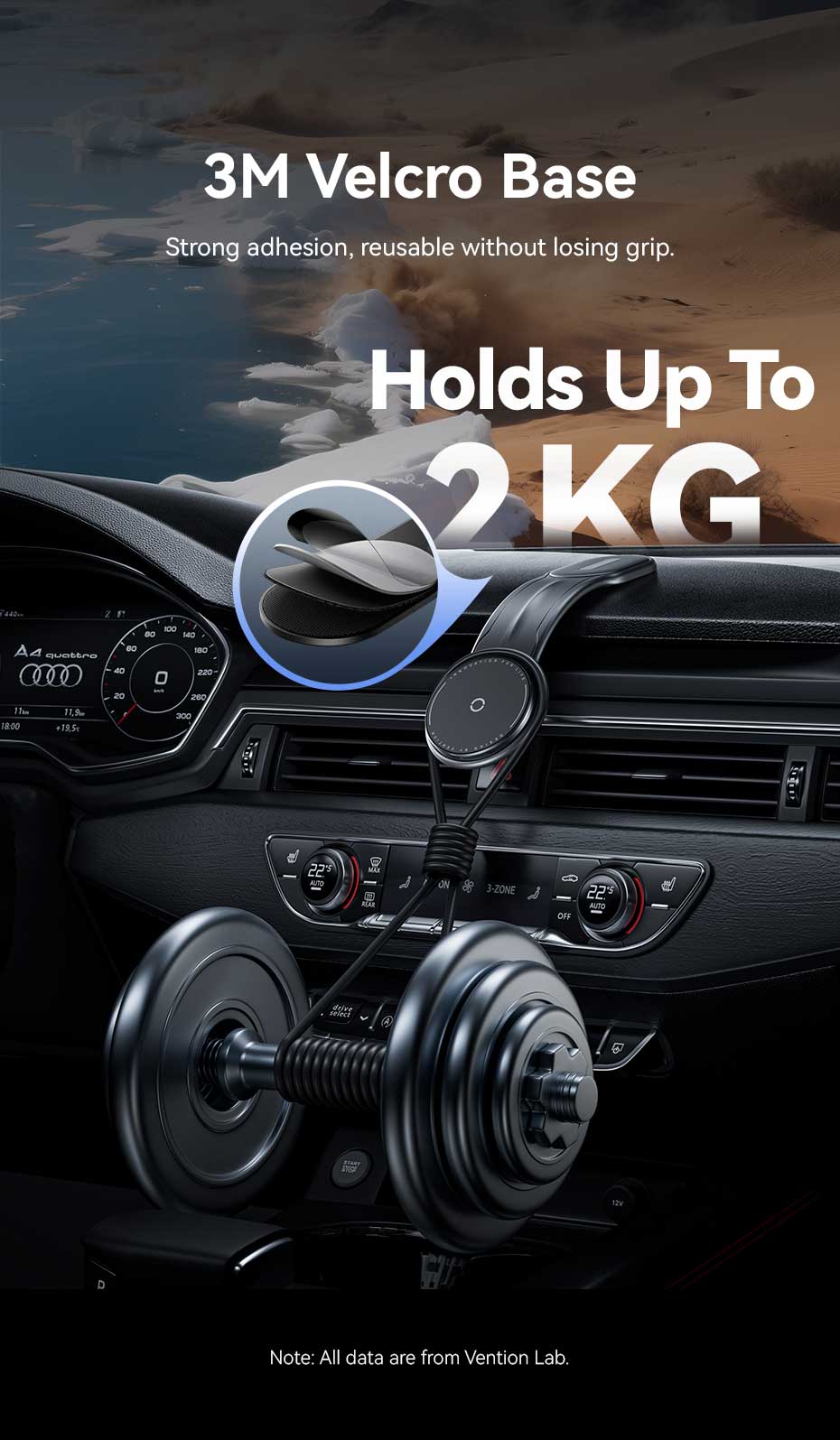 VENTION Wireless 15W Max Car Mount Charger Magnetic Phone Holder Buy VENTION Wireless 15W Max Car Mount Charger Magnetic Phone Holder Online in Pakistan - UGREEN PK
