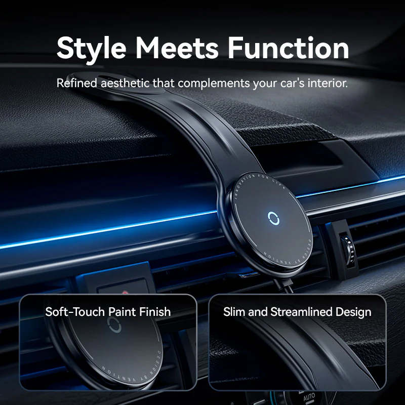 Buy VENTION Wireless 15W Max Car Mount Charger Magnetic Phone Holder Online in Pakistan - UGREEN PK