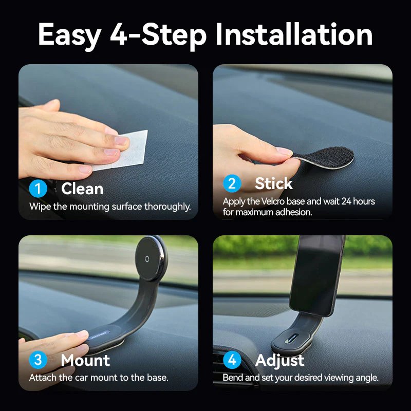 Buy VENTION Wireless 15W Max Car Mount Charger Magnetic Phone Holder Online in Pakistan - UGREEN PK
