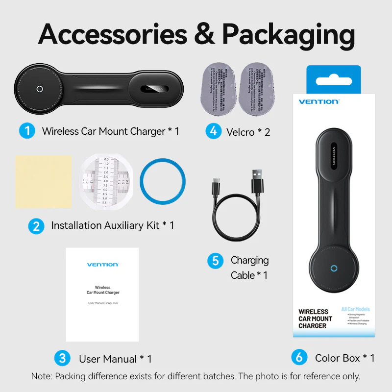 Buy VENTION Wireless 15W Max Car Mount Charger Magnetic Phone Holder Online in Pakistan - UGREEN PK